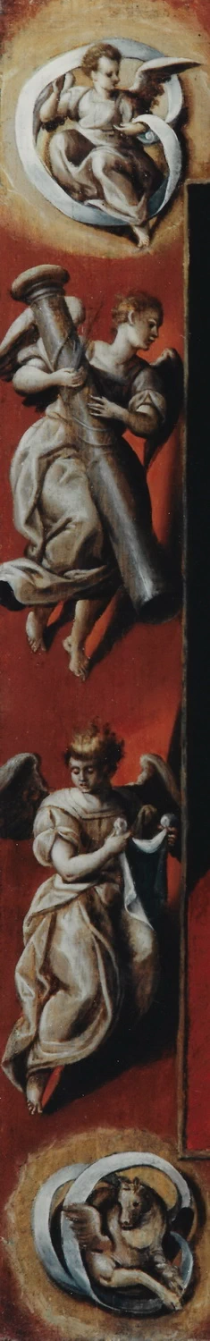 Cornice con i simboli della passione - dettaglio 1